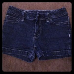 Girls Faded Glory Denim Shorts Size 6